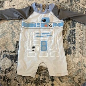 Baby Gap x Star Wars R2-D2 swim one piece 12-18 months